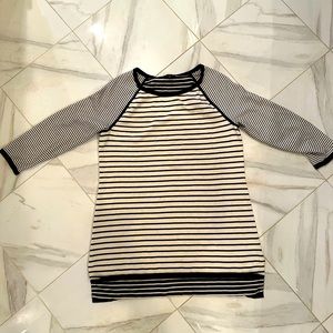 Talbots stripped knit tee!